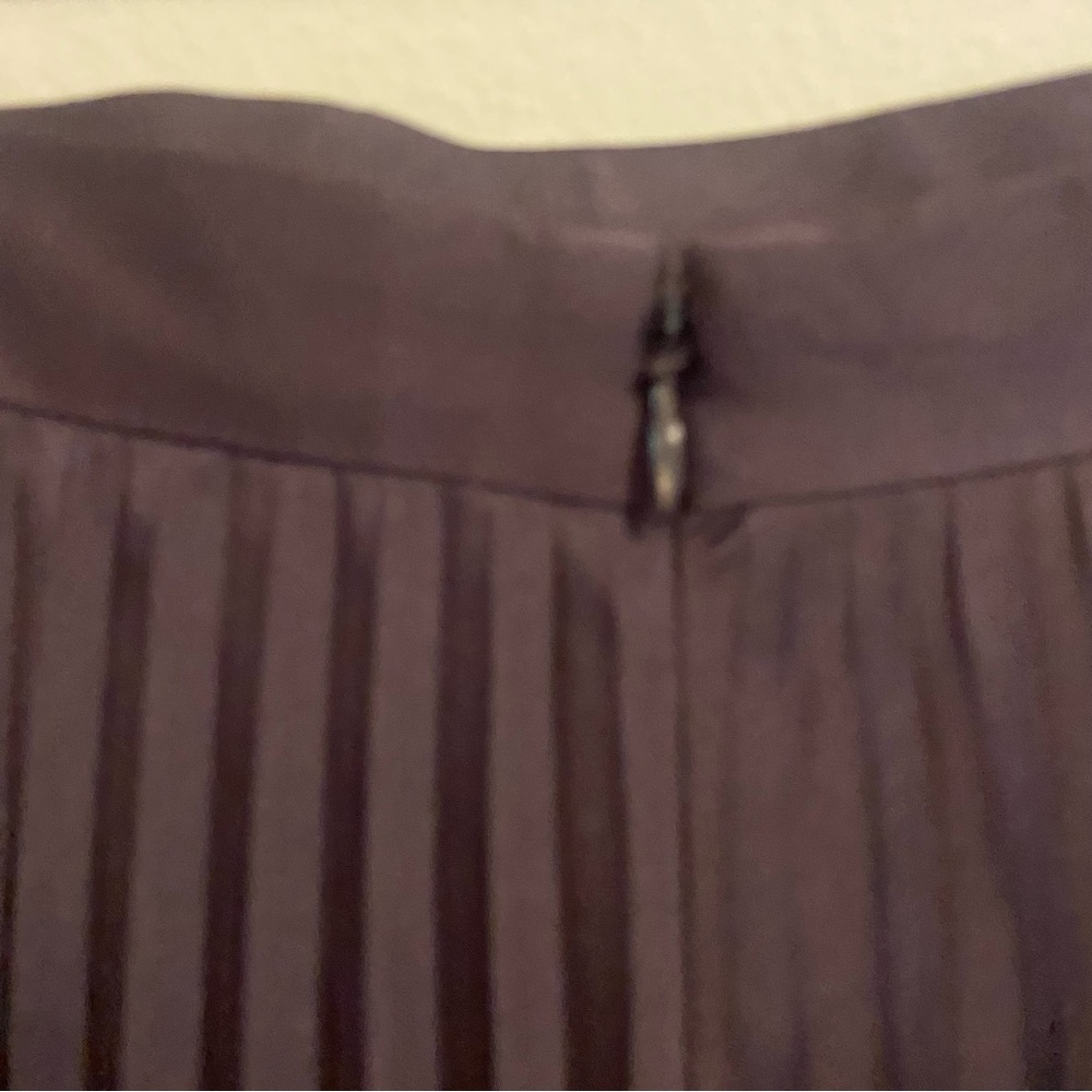 Ann Taylor Deep Purple Midi Skirt - Picture 8 of 11